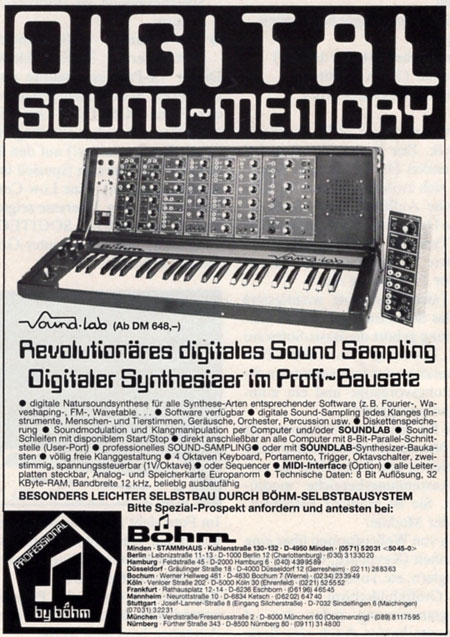DIGITAL Sound-Memory - Revolutionäres digitales Sound Sampling - Digitaler Synthesizer im Profi-Bausatz DIGITAL Sound-Memory - Revolutionäres digitales Sound Sampling - Digitaler Synthesizer im Profi-Bausatz