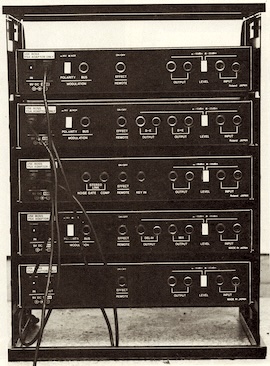 Micro System Rack: Rückansicht