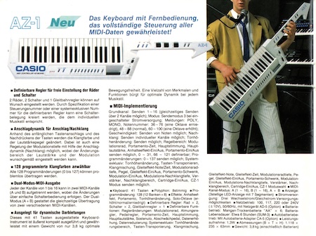Das Keyboard mit Fernbedienung, das vollständige Steuerung aller MIDI-Daten gewährleistet!