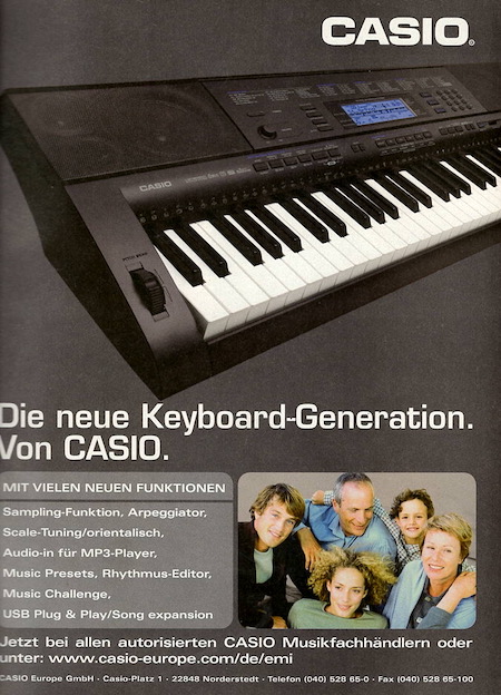 Die neue Keyboard-Generation. Von CASIO.