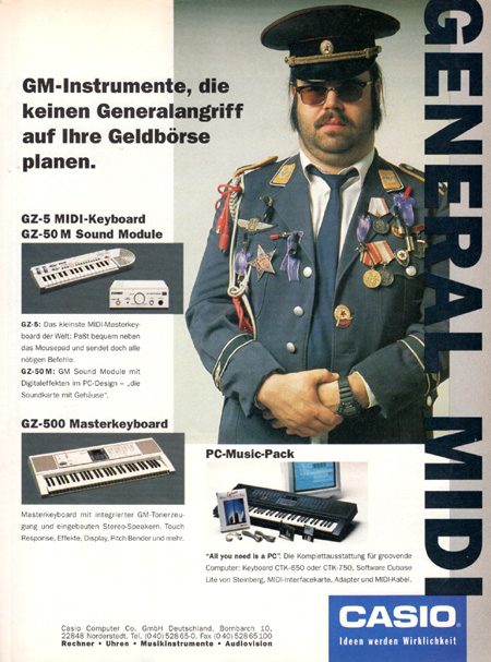 GENERAL MIDI - GM-Instrumente, die keinen Generalangriff auf Ihre Geldbörse planen.