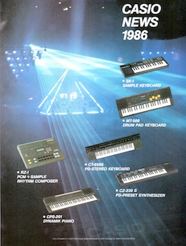 CASIO NEWS 1986