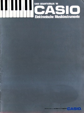 Casio Gesamtkatalog `86