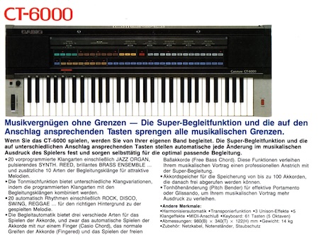 Musikvergnügen ohne Grenzen - Die Super-Begleitfunktion und die auf den Anschlag ansprechenden Tasten sprengen alle musikalischen Grenzen.