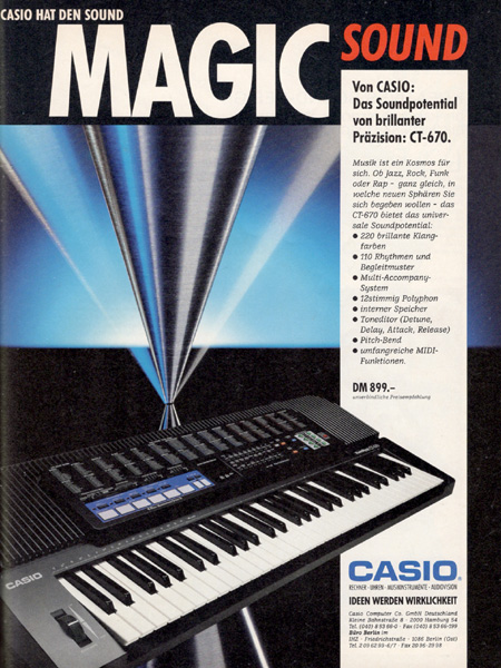 Casio hat den Sound - Magic Sound Casio hat den Sound - Magic Sound