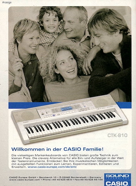 Willkommen in der CASIO Familie!