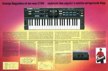 Vielseitige Klangsynthese mit dem neuen CZ-1000