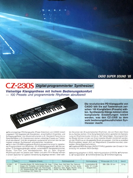 CASIO SUPER SOUND '85