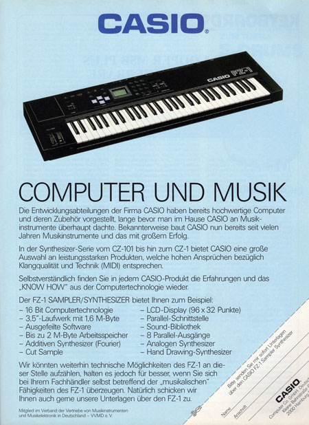 CASIO - Computer und Musik