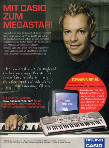 Mit Casio zum Megastar!