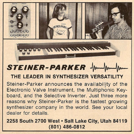 Steiner-Parker – The Leader in Synthesizer Versatility Steiner-Parker – The Leader in Synthesizer Versatility