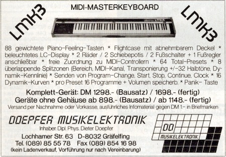Masterkeyboard LMK-3