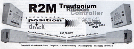 Trautonium Ribbon Controller