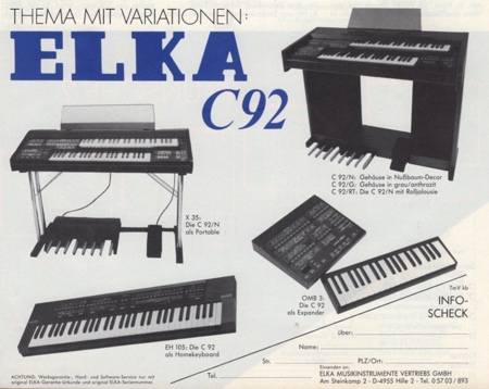 Thema mit Variationen: ELKA C92