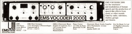EMS VOCODER 2000
