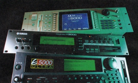 Akai S5000 (oben), Yamaha A5000 (Mitte), E-mu E-5000 Ultra (unten)