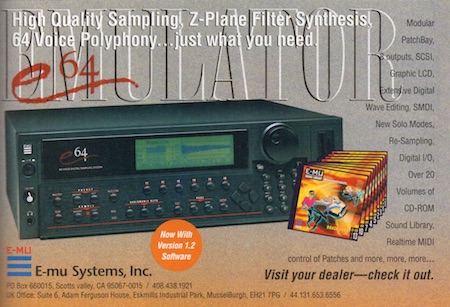 High Quality Sampling, Z-Plane Filter Synthesis! 64 Voice Polyphony … just what you need.