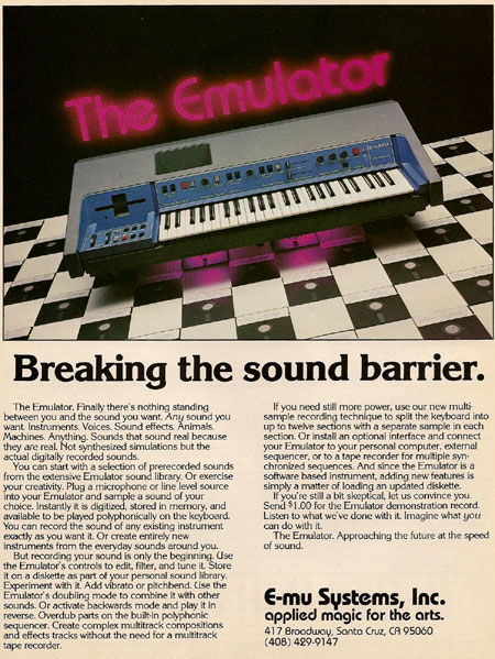 The Emulator - Breaking the sound barrier.