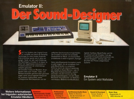 Emulator II: Der Sound-Designer