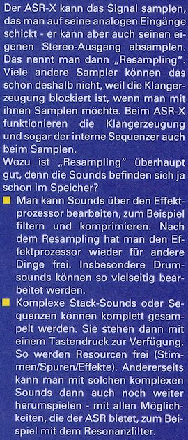 Resampling?