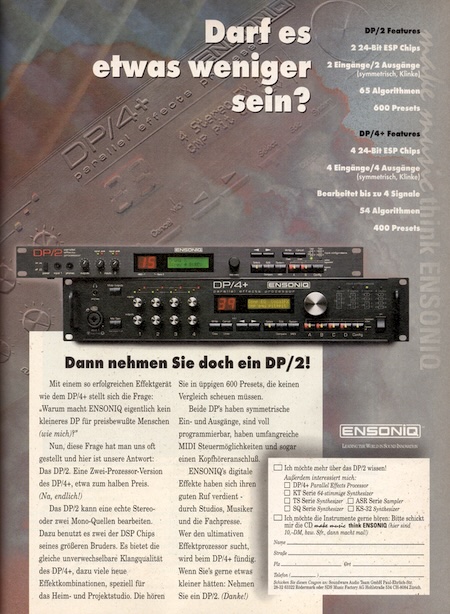 Darf es etwas weniger sein?