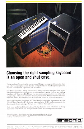 Choosing the right sampling keyboard is an open and shut case.