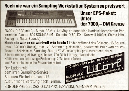 Noch nie war ein Sampling Workstation-System so preiswert