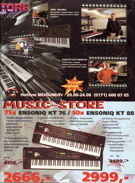 TYPISCH MUSIC-STORE (linke Seite)