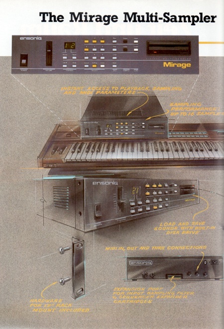 The Mirage Multi-Sampler (linke Seite) The Mirage Multi-Sampler (linke Seite)