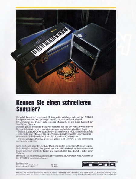 Kennen Sie einen schnelleren Sampler? Kennen Sie einen schnelleren Sampler?