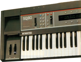 ENSONIQ: SQ-80: linke Seite