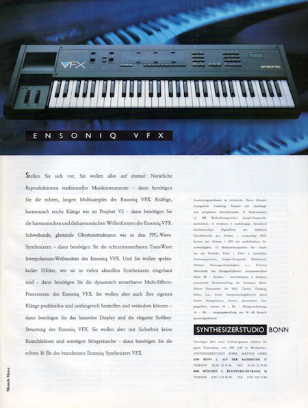 ENSONIQ VFX