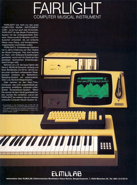 FAIRLIGHT Computer Musical Instrument