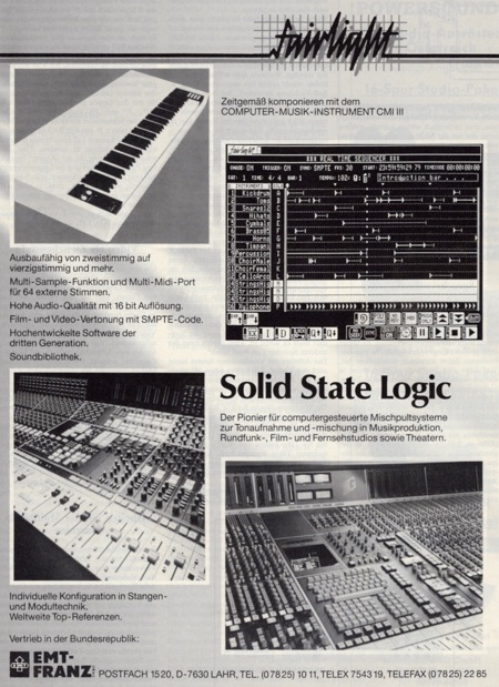 Zeitgemäß komponieren mit dem COMPUTER-MUSIK-INSTRUMENT CMI III