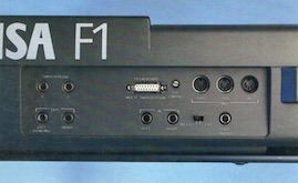 FARFISA: F-1: Das rückwärtige Anschlußfeld