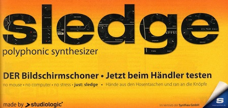 sledge polyphonic synthesizer DER Bildschirmschoner