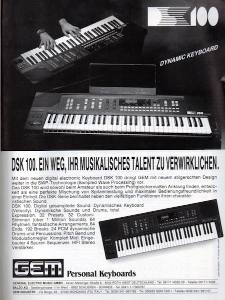 DSK 100. Ein Weg, Ihr musikalisches Talent zu verwirklichen. DSK 100. Ein Weg, Ihr musikalisches Talent zu verwirklichen.
