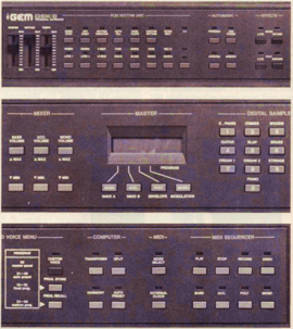 GEM: DSK-8: Bedienfeld