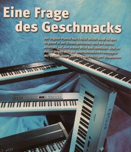 Stagepianos im Vergleich