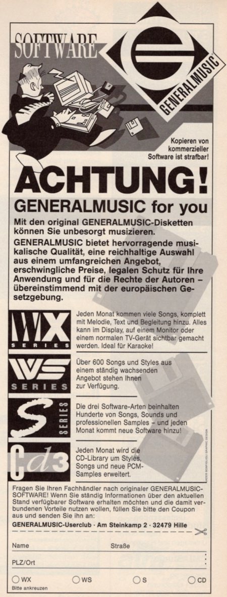 ACHTUNG! GENERALMUSIC for you