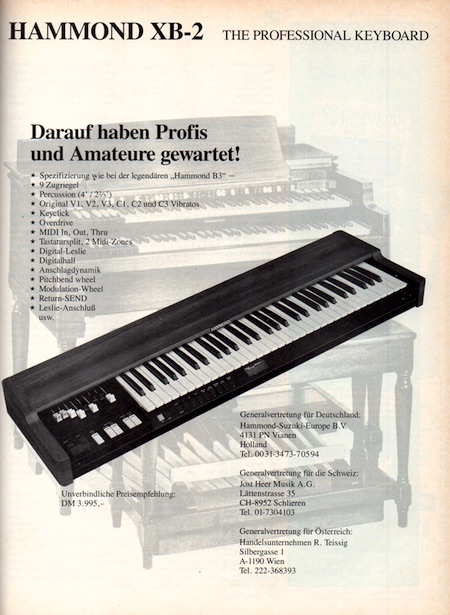 Hammond XB2: Darauf haben Profis und Amateure gewartet!