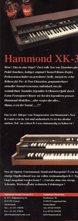 Hammond XK-3 - Wow! Das ist eine Orgel!
