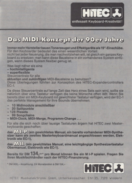 Das MIDI-Konzept der 90er Jahre