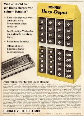 Was wünscht sich ein Blues-Harper von seinem Händler?