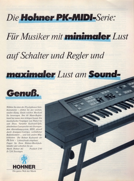 Für Musiker mit minimaler Lust auf Schalter und Regler und maximaler Lust am Sound-Genuß.