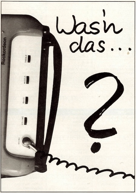 Was`n das ...