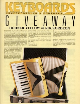 HOHNER YELLOW 48 ROCKORDEON