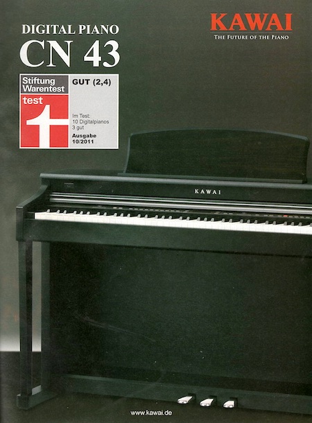 Digital Piano CN 43 - Stiftung Warentest: Gut (2,4)