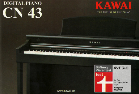 Digital Piano CN 43 - Stiftung Warentest: Gut (2,4)