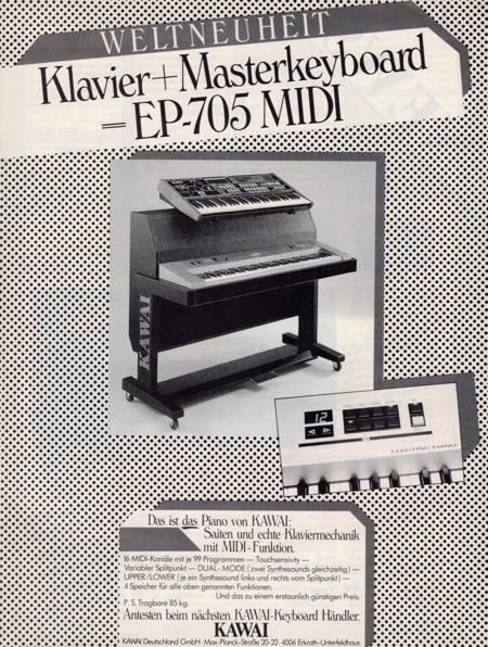 WELTNEUHEIT - Klavier + Masterkeyboard EP-705 MIDI